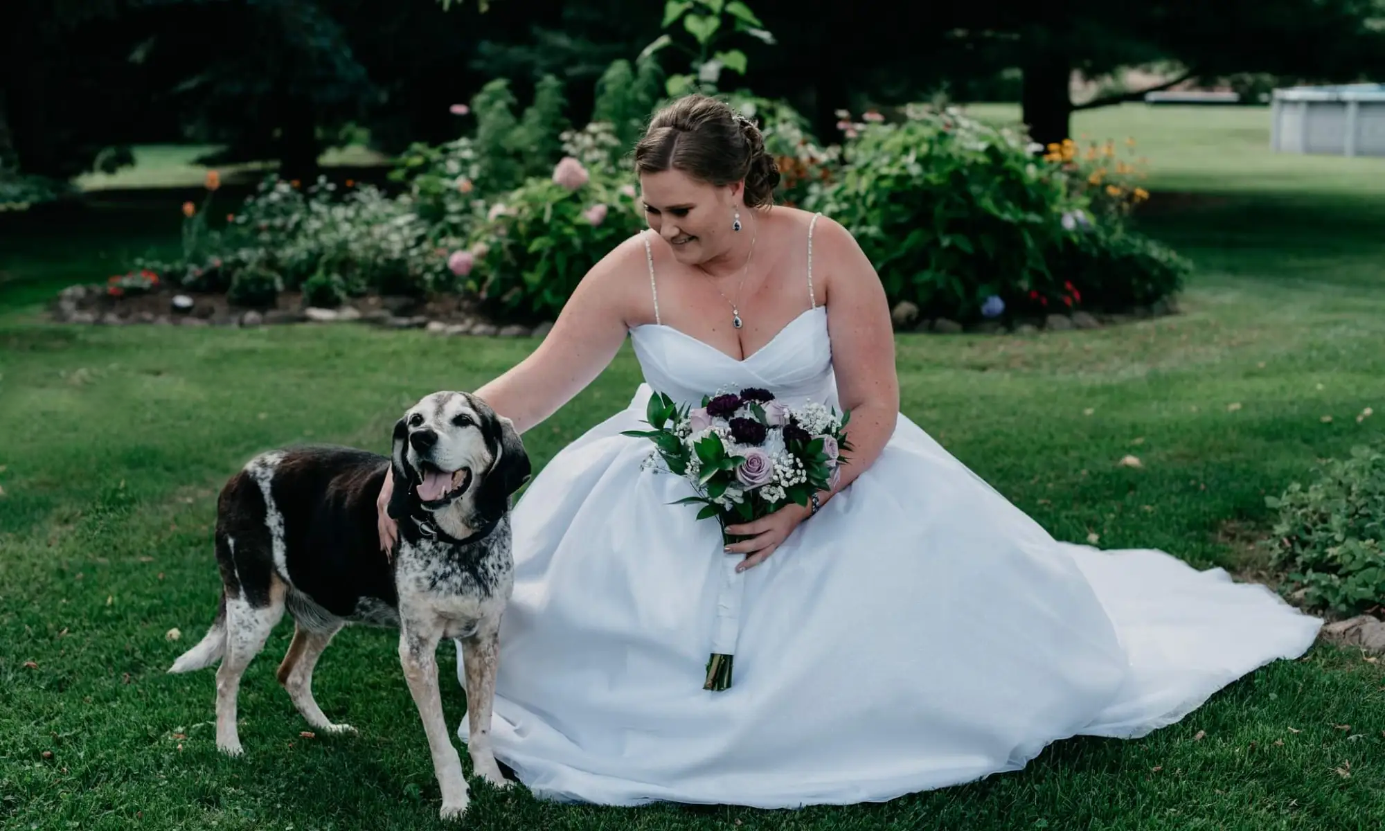 Sara and her dog Rue